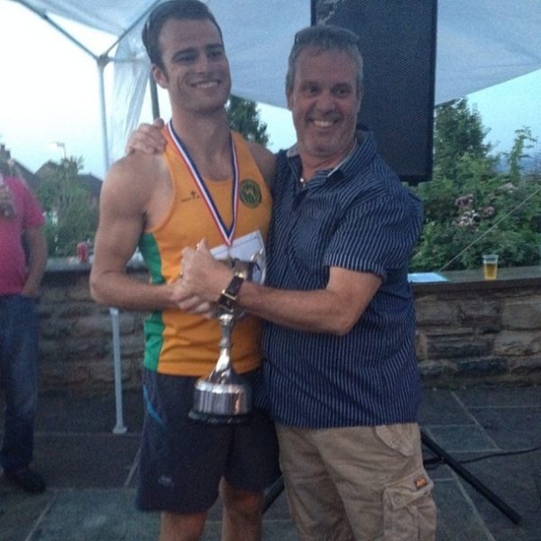 Ben Jones with his trophy from Grenochase 2014