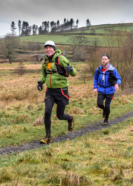 Simon Bayliss leading the Striders home. This was his longest ever race! Photo from Mossie Net