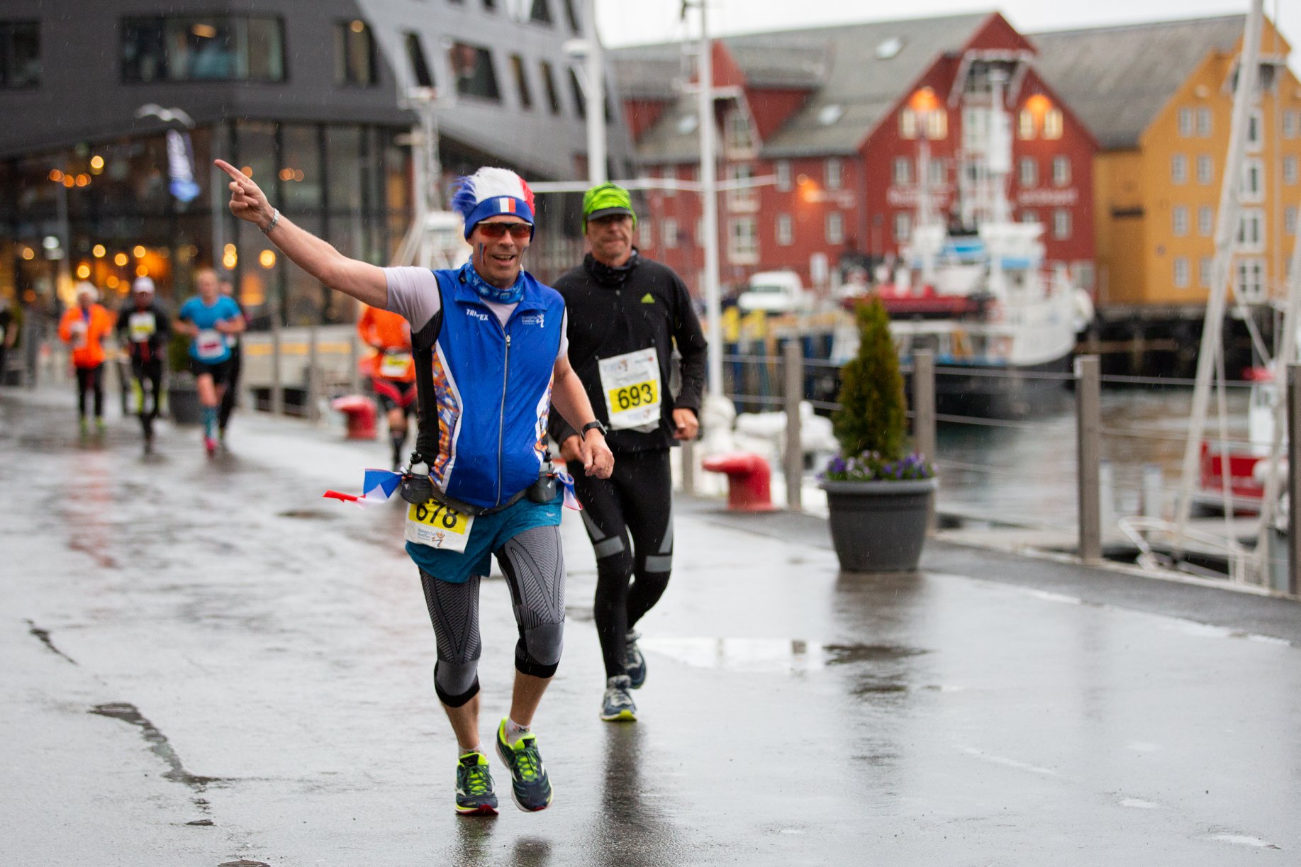 I run my first Midnight Sun Marathon somewhere in the Arctic Circle