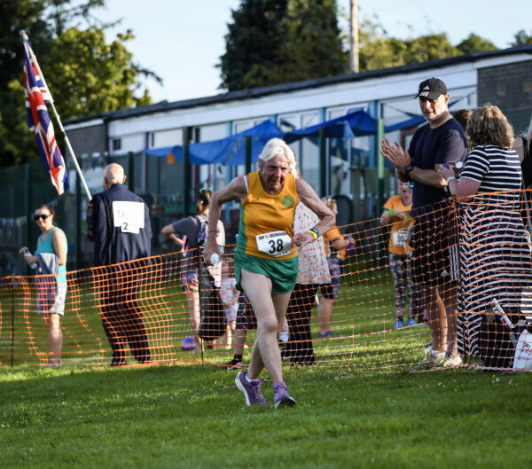 Helen Eberlin running at the Greno Chase