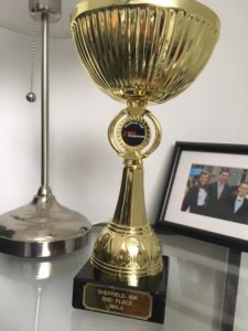 Conor O'Boyle's trophy